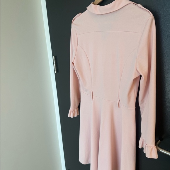 Rinascimento L EUC pink preppy tennis dress with gold buttons - Picture 6 of 15